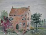 Huis “Vierakker’, aquarel, 50/60 (painting_0527)