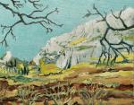 Dentelles de Montmirail, 22 x 27 (kunstroute2021_16)