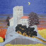 Katharenvesting, Pyreneeën 60 x 60 (kunstroute2021_20)