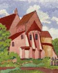 Rügen, kerk, baksteengothiek 40 x 50 (kunstroute2021_24)