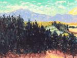 Gebergte Mont-Ventoux, olie, 50 x 65 (kunstroute2023_13)