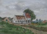 Veerhuis Rheden, aquarel, 20/20 (painting_0028_1)