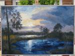 Nacht in Vennen, olie, 70/100 (painting_0120)
