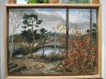 Vennen, olie, 30/40, verkocht (painting_0124)