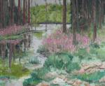 Brongebied Bocholter Aa (D), olie, verkocht (painting_0456)