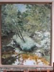 Anfang Bocholter Aa, olie 40/50 cm (painting_0466)