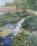 Isselquelle, Raesfeld, olie, 50/40 verkocht (painting_0502)