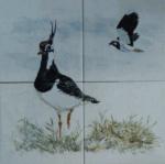 kievitten, 4 tegels elk 15x15, verk. (tile_02)