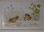 kikkers, zelfde serie, badkamer, i.o. (tile_14)